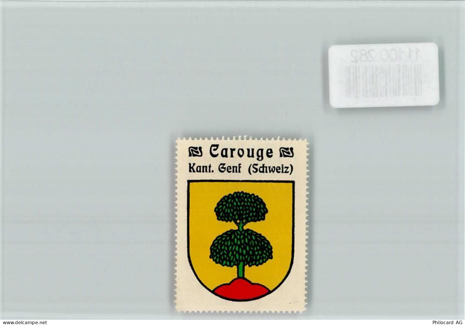 1227 Carouge GE La Praille - Vignette Wappen Kaffee Hag ca 1920-1940 - 11100282