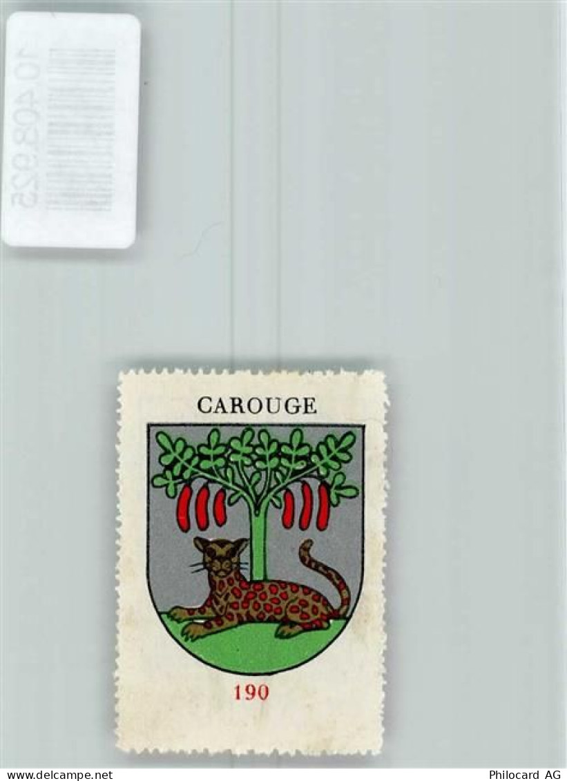 1227 Carouge GE La Praille - Vignette Wappen Kaffee Hag ca 1920-1940 Joh... - 10408925