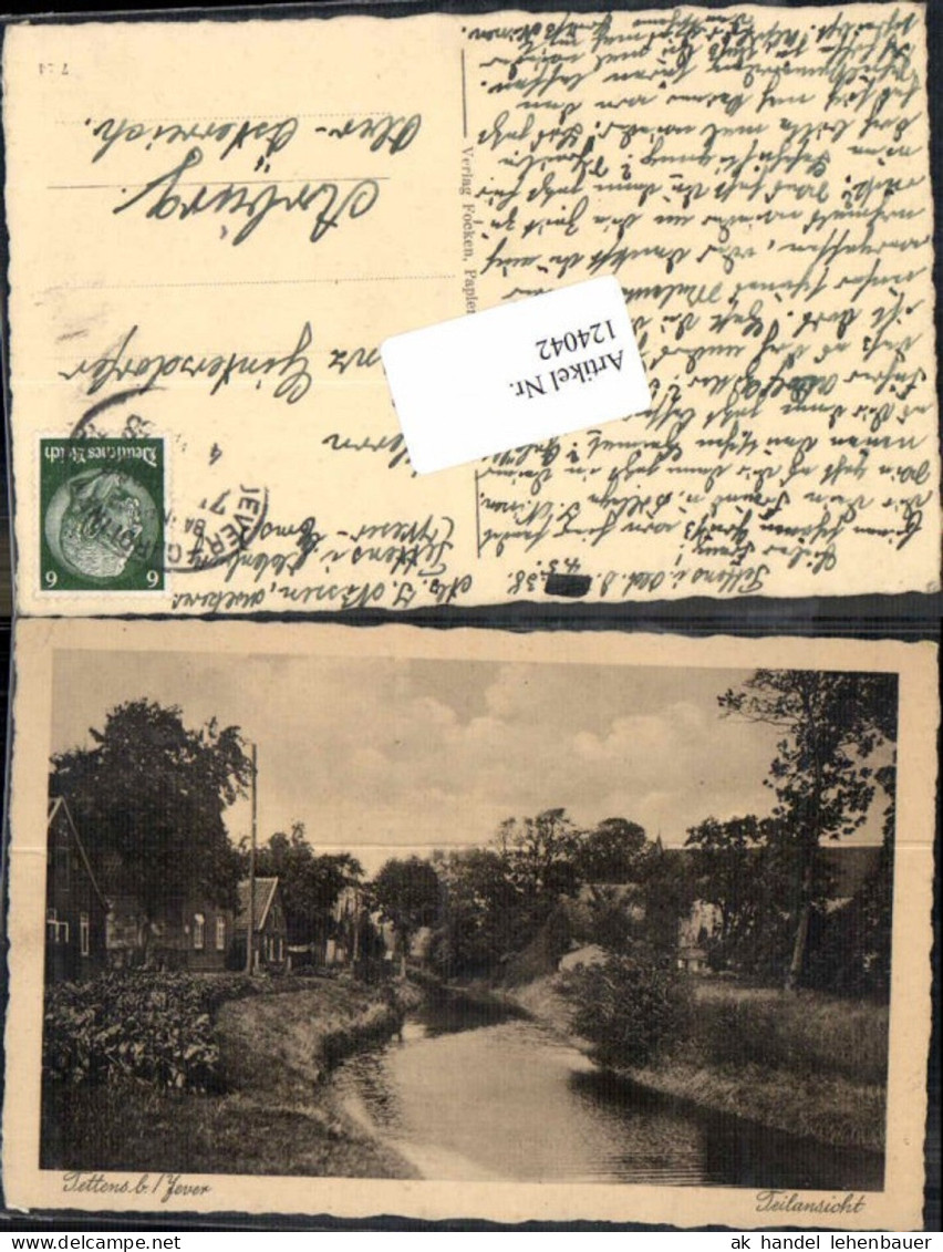124042,Tettens b. Jever Wangerland Friesland Detailpartie 1940