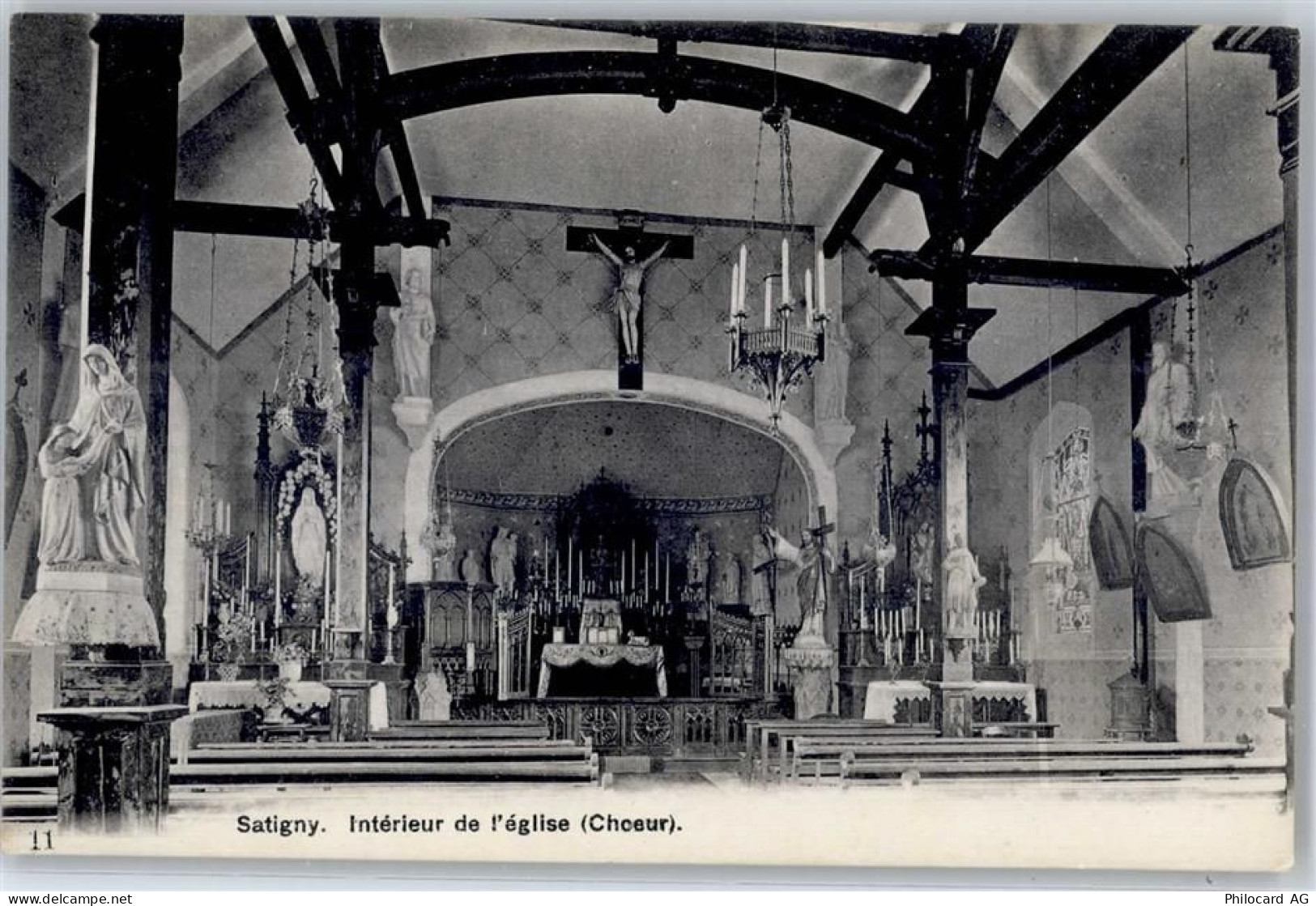 1242 Satigny Peney GE 1914 - Kirche Innen - 51425292