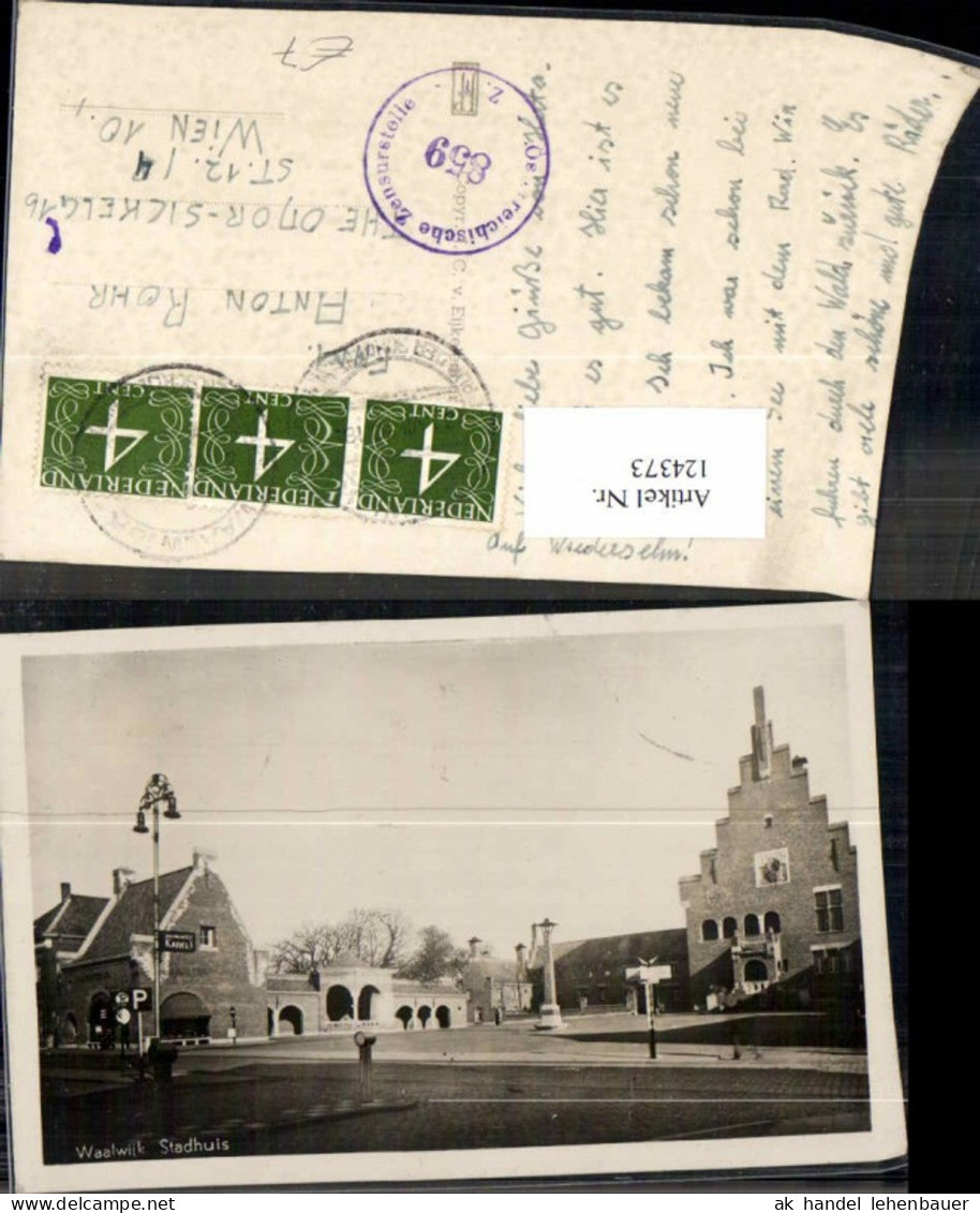 124373,Waalwijk Stadhuis Nordbrabant 1930