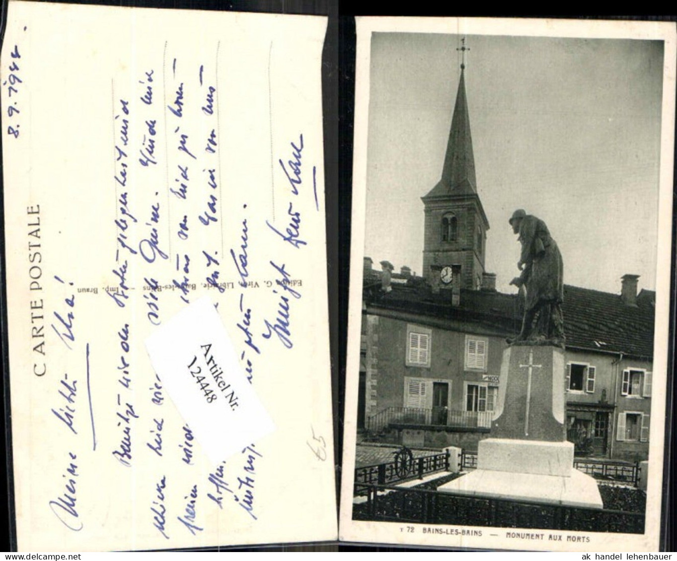 124448,Bais les Bains Monument aux morts