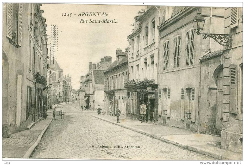 1245 - Argentan - Rue  Saint Martin - ik125