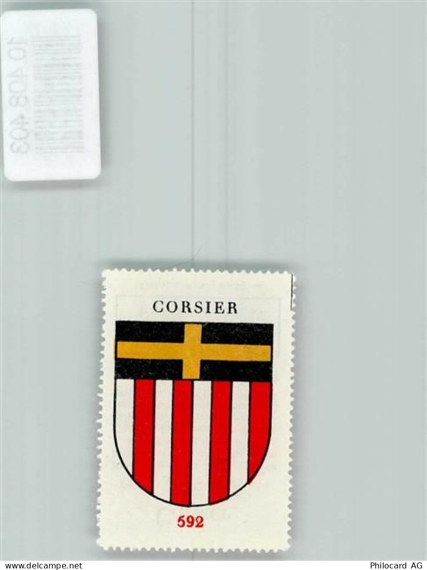 1246 Corsier GE - Vignette Wappen Kaffee Hag ca 1920-1940 - 10408403