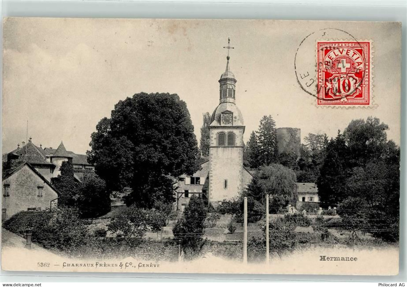 1248 Hermance 1907 - Kirche - 10591983