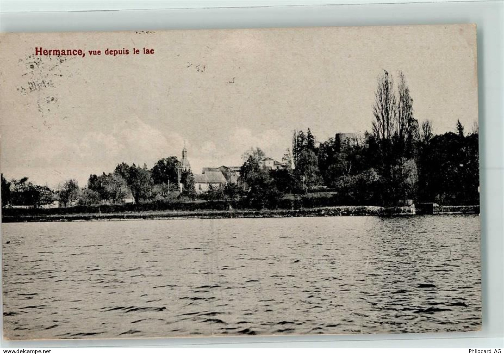 1248 Hermance 1923 - Vue depuis le lac - 10217030
