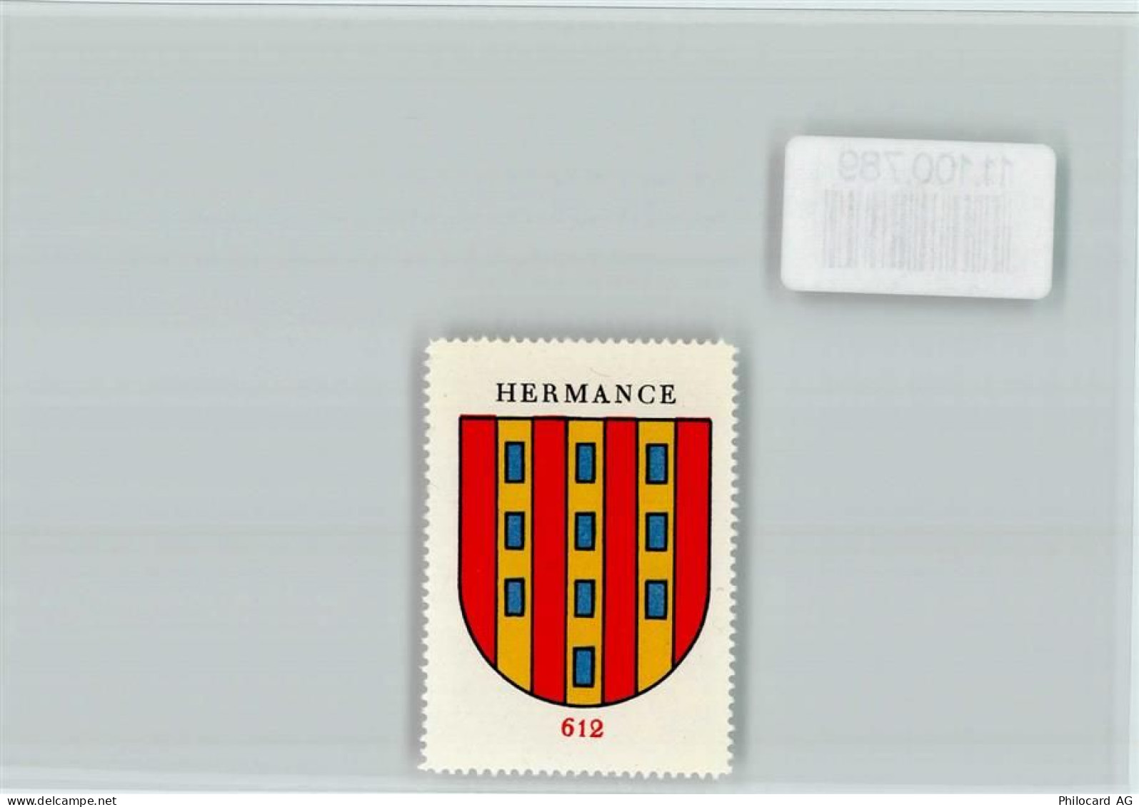 1248 Hermance - Vignette Wappen Kaffee Hag ca 1920-1940 Hermance - 11100789