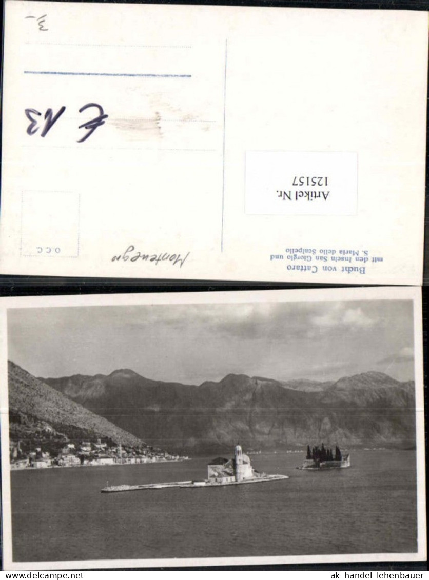125157,FotoAK Kotor Cattaro Kotorska San Giorgio San Maria Scalpello