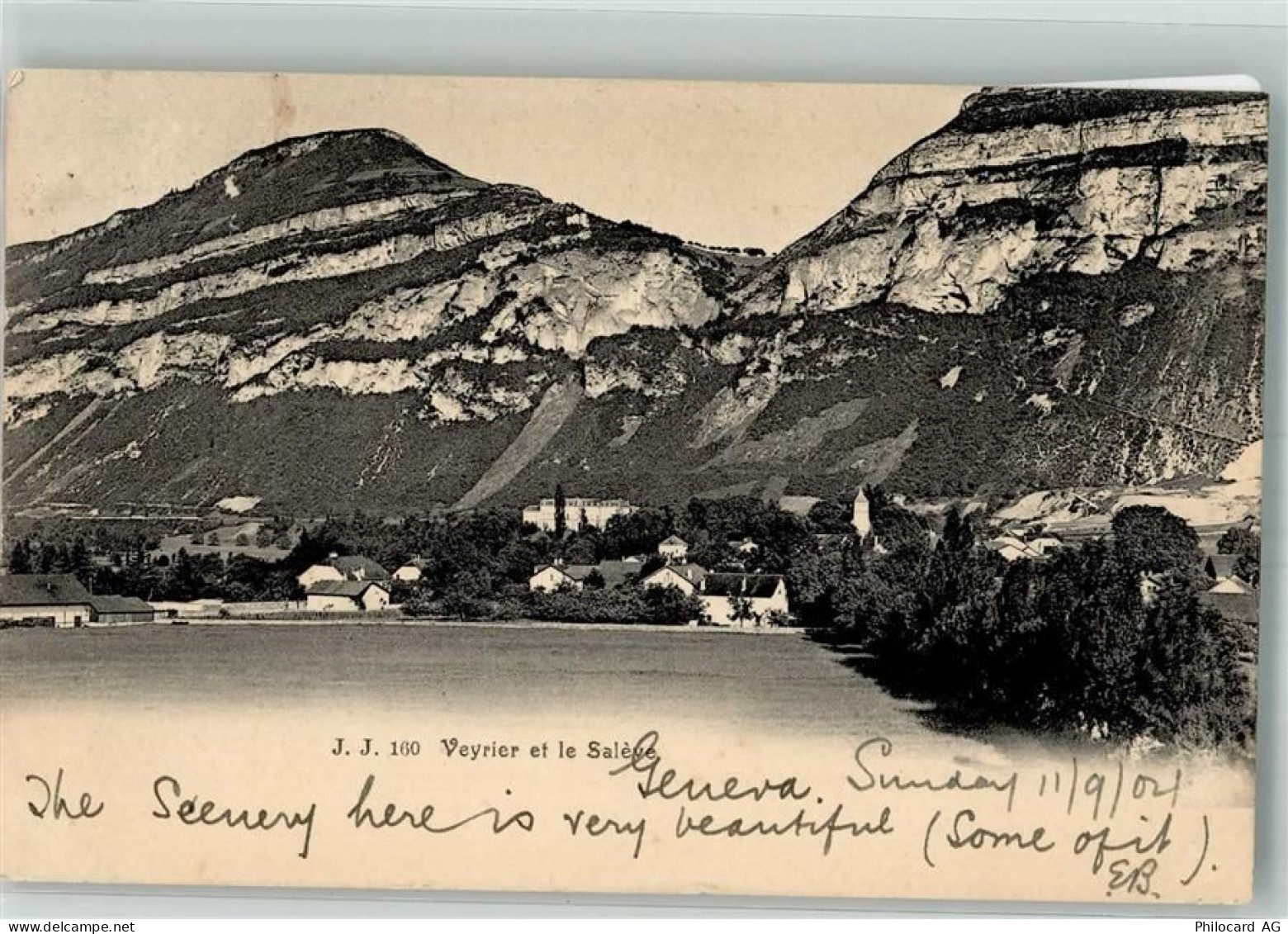 1255 Veyrier Sierne 1904 Foto AK - 38186163