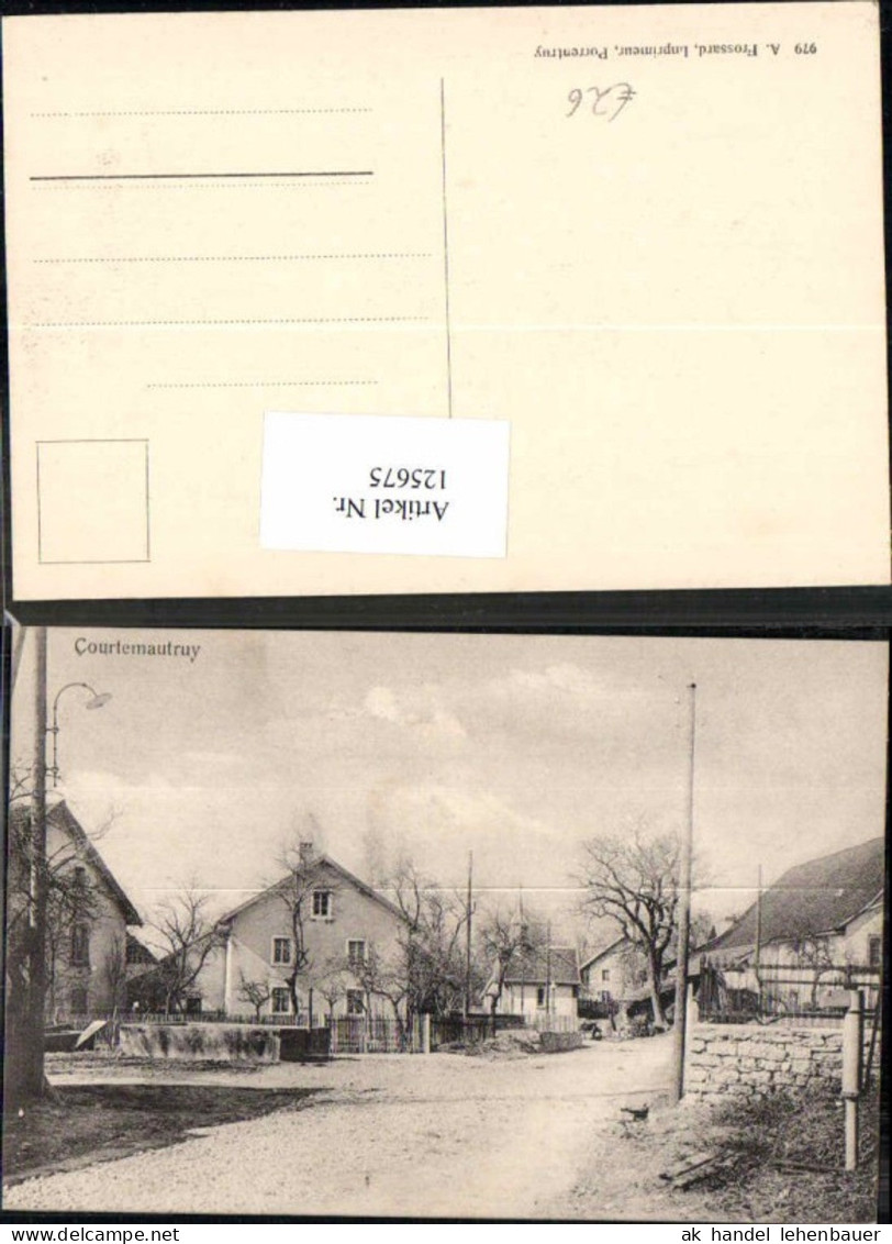 125675,Courtemautruy bei Courgenay Kt Jura