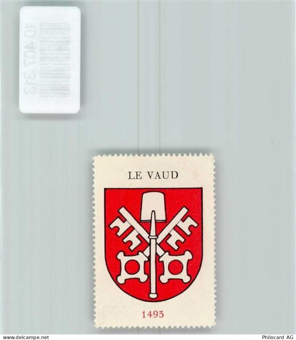 1261 Le Vaud - Vignette Wappen Kaffee Hag 1920-1940 Schlüssel - 10407313