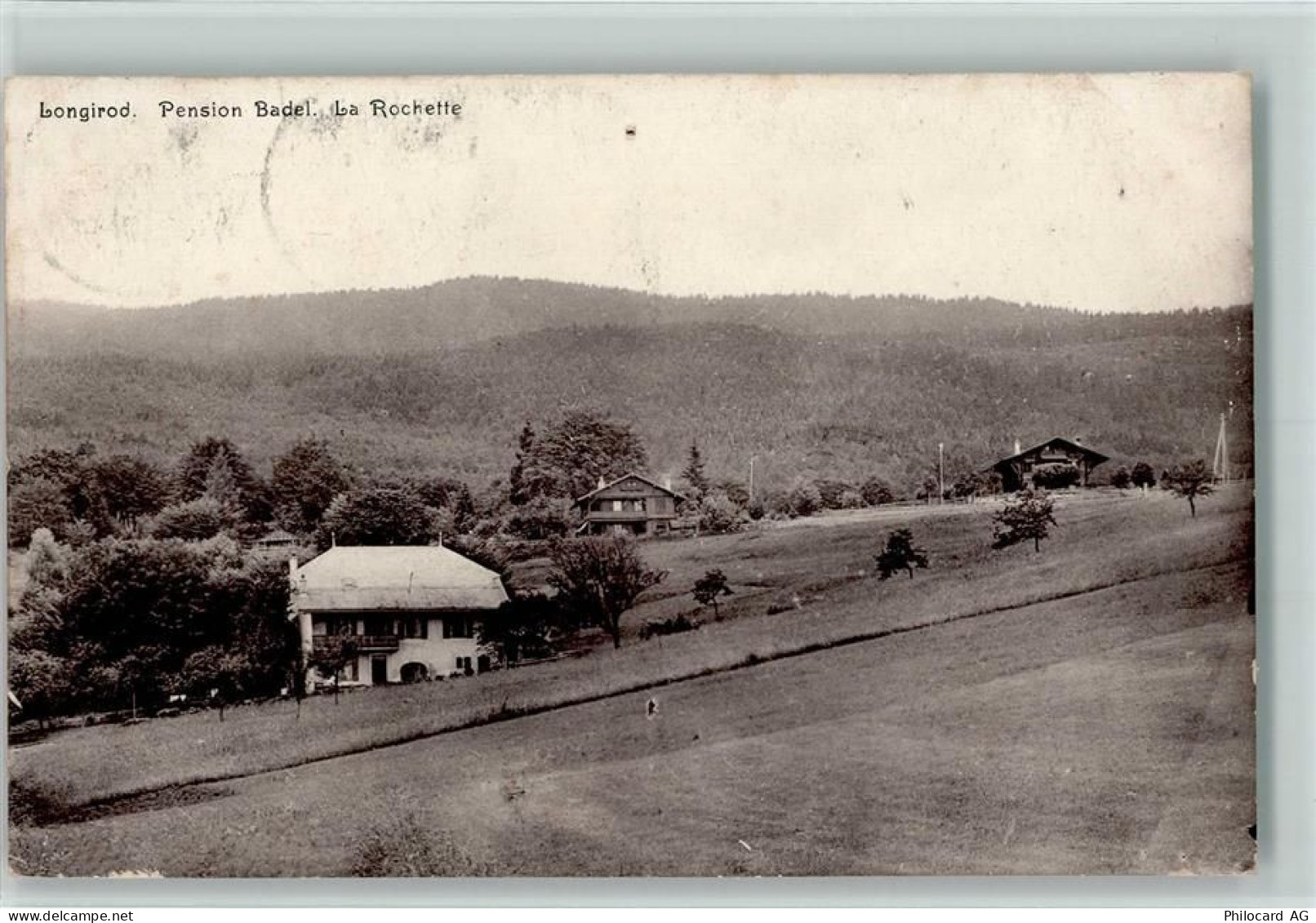 1261 Longirod 1913 - Pension Badel - La Rochette - Heftzweckenloch - 13097892