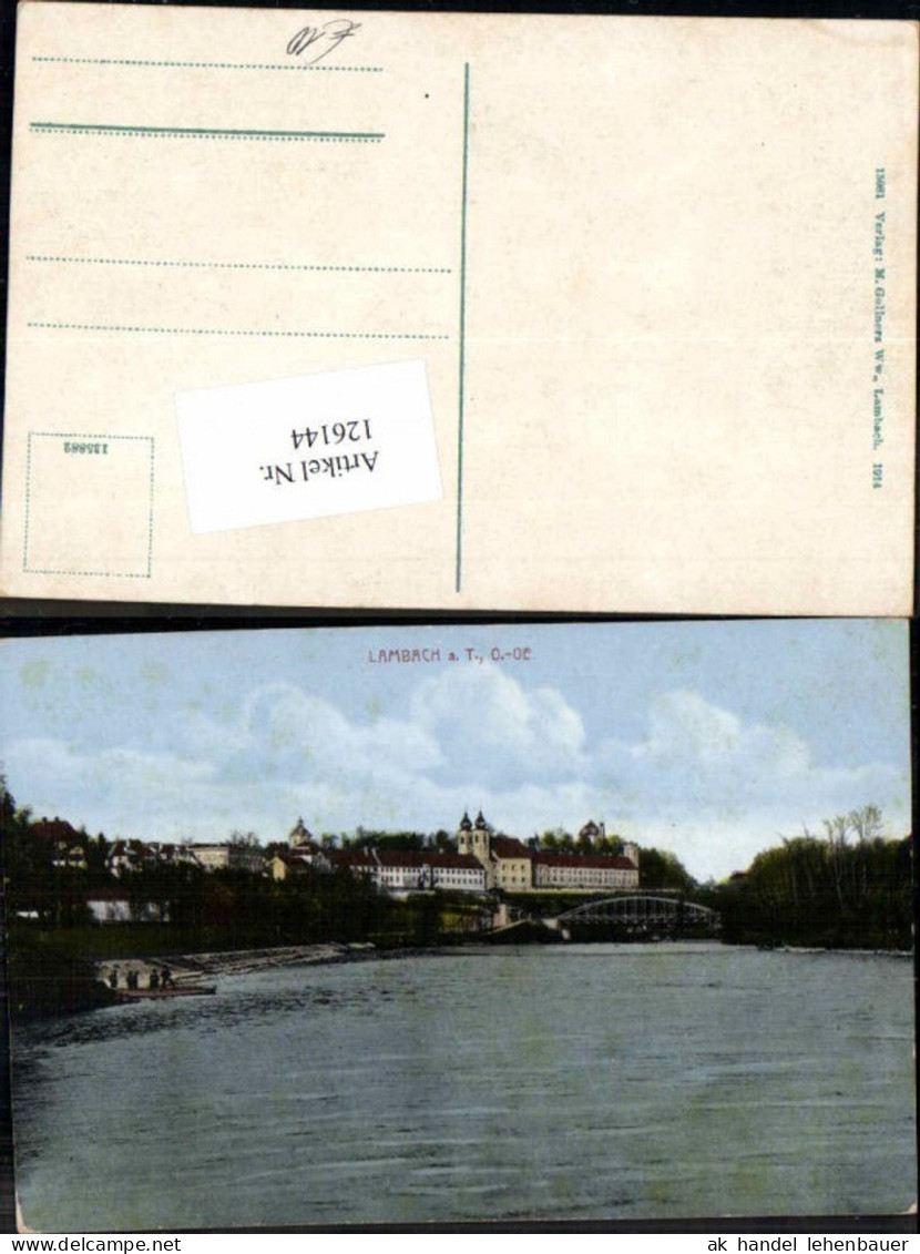 126144,Lambach Partie im Ort 1914
