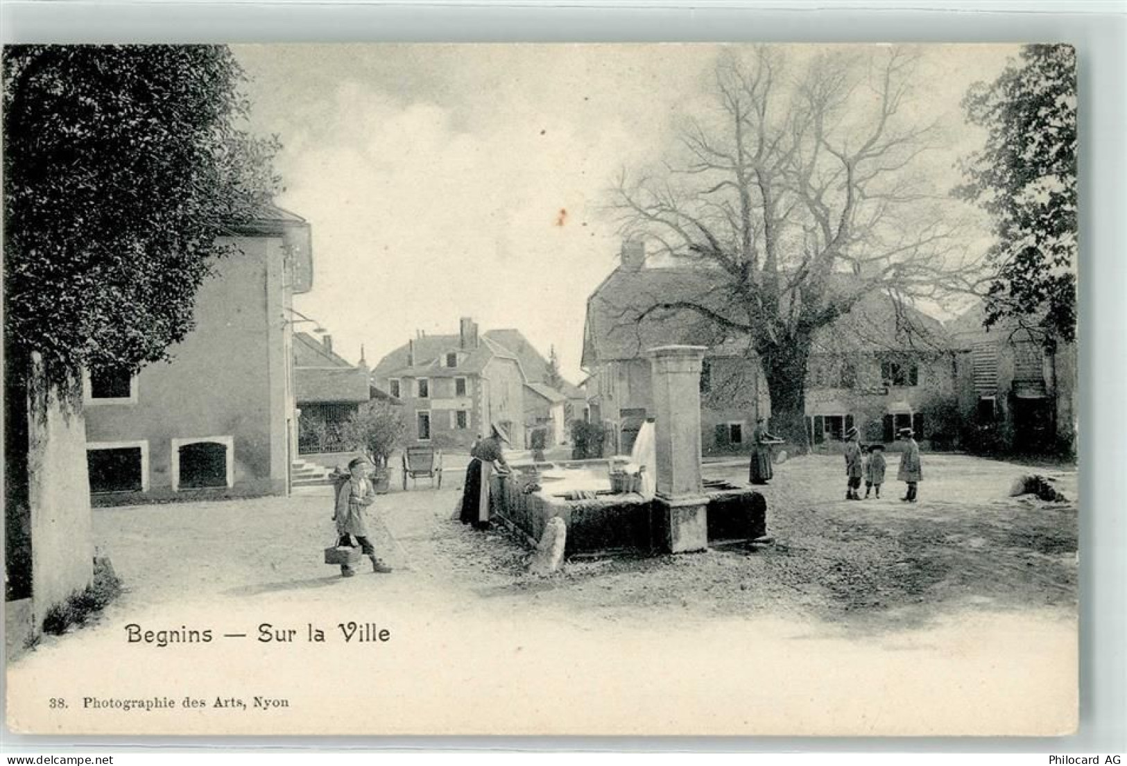 1268 Begnins - Brunnen Waschfrau - 13904498