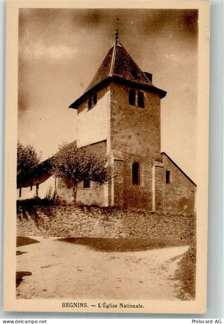 1268 Begnins Foto AK Kirche Nationale - 38223112