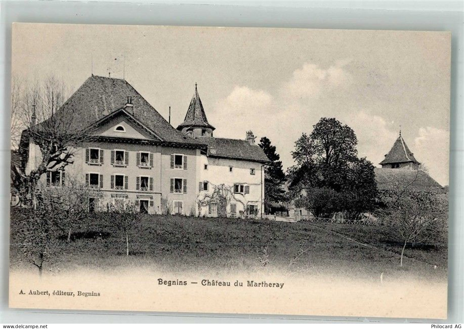 1268 Begnins Foto AK Schloss du Martheray - 38216619