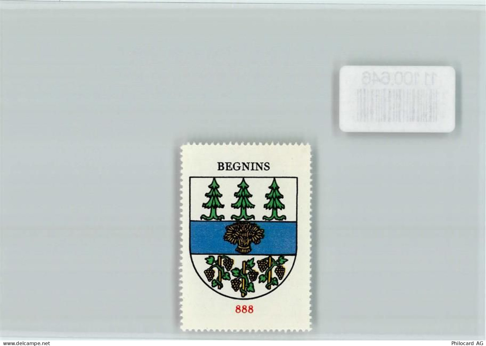 1268 Begnins - Vignette Wappen Kaffee Hag ca 1920-1940 Begnins - 11100646