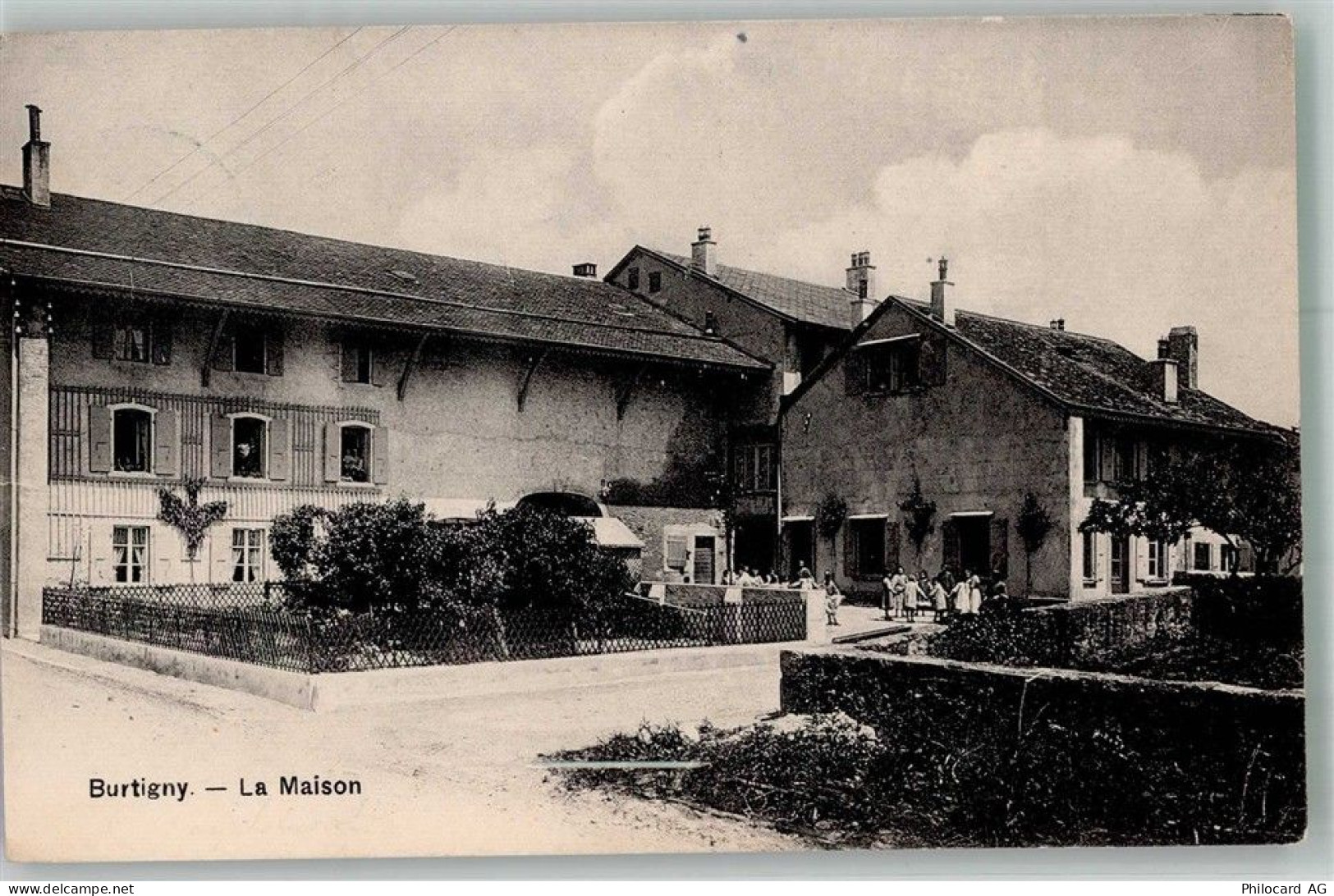 1268 Burtigny 1910 Foto AK La Maison - 13597552
