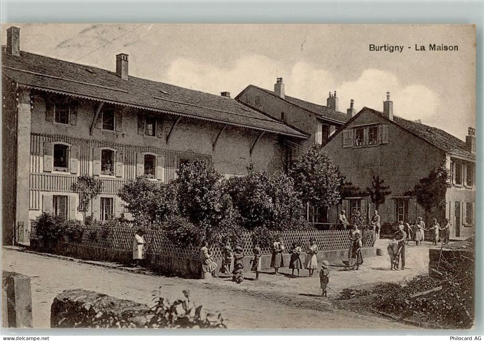 1268 Burtigny 1910 Gebrauchsspuren Kinderheim - 13568531