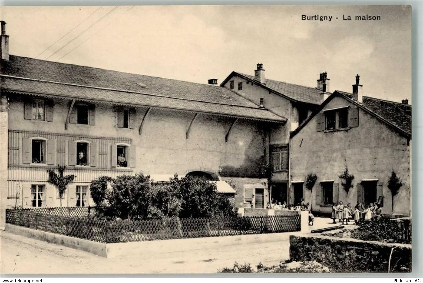 1268 Burtigny Foto AK Pension Kinderheim - 13568093