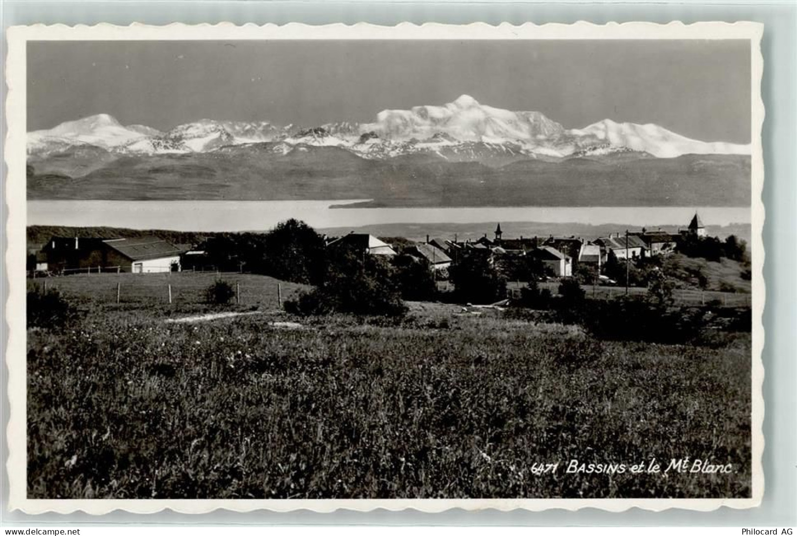 1269 Bassins - Mont Blanc Feldpost Fliegerabwehr Det - 10609369