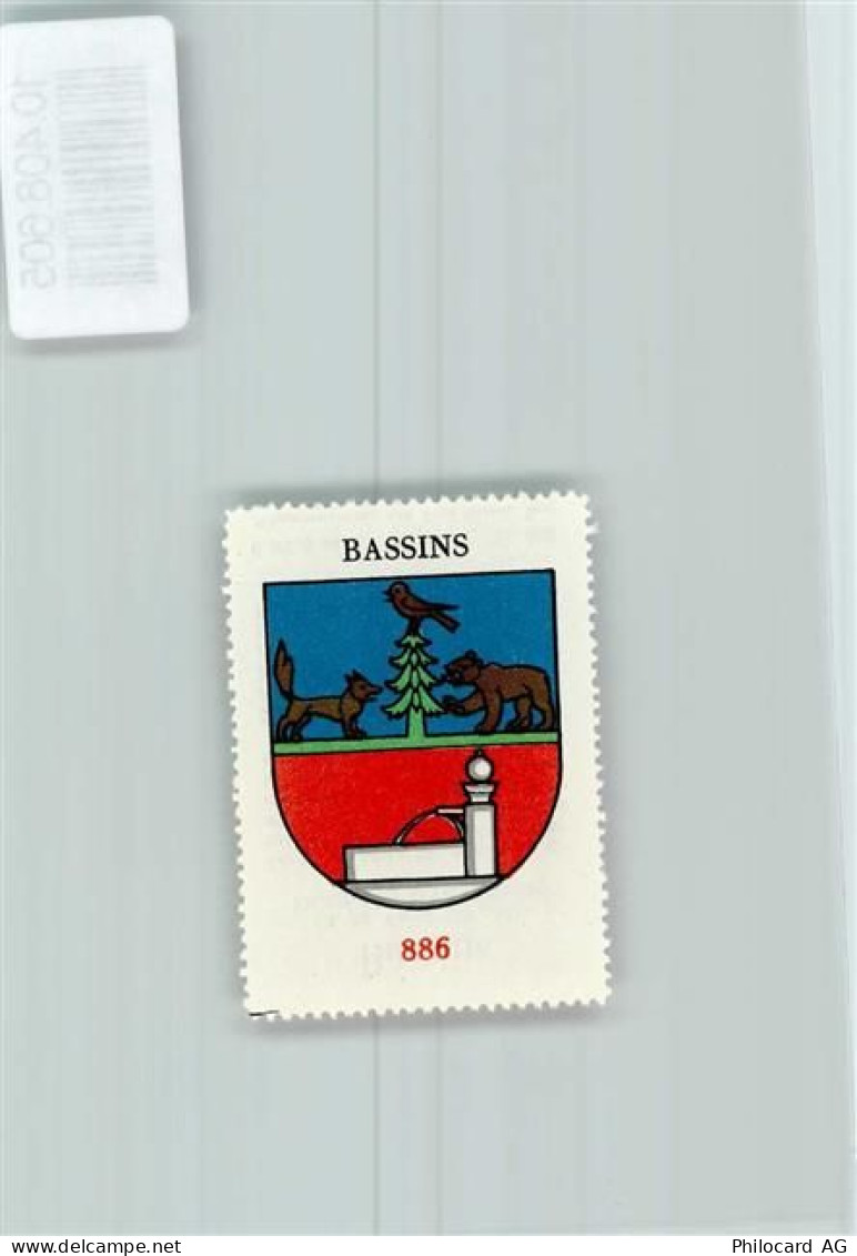 1269 Bassins - Vignette Wappen Kaffee Hag ca 1920-1940 Bär Sperling Fuch... - 10408605