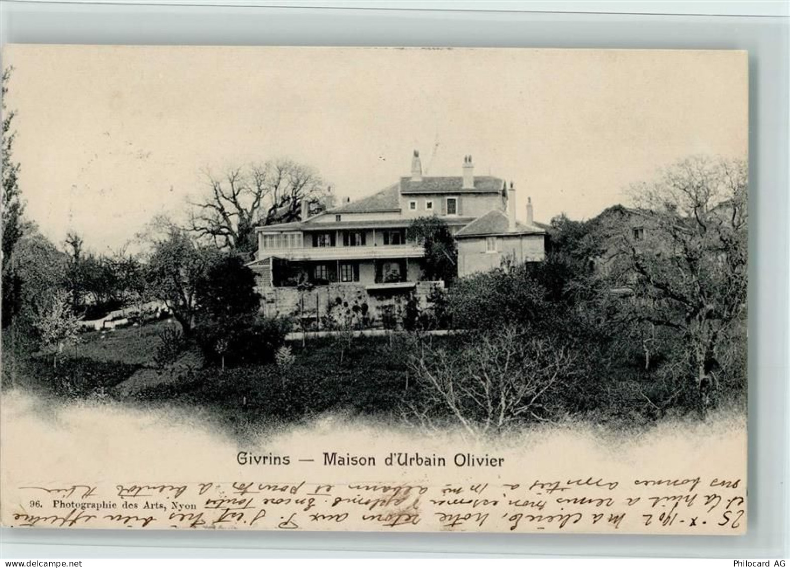 1271 Givrins - Maison d`Urbain Olivier, gute Erhaltung AK - 13070721