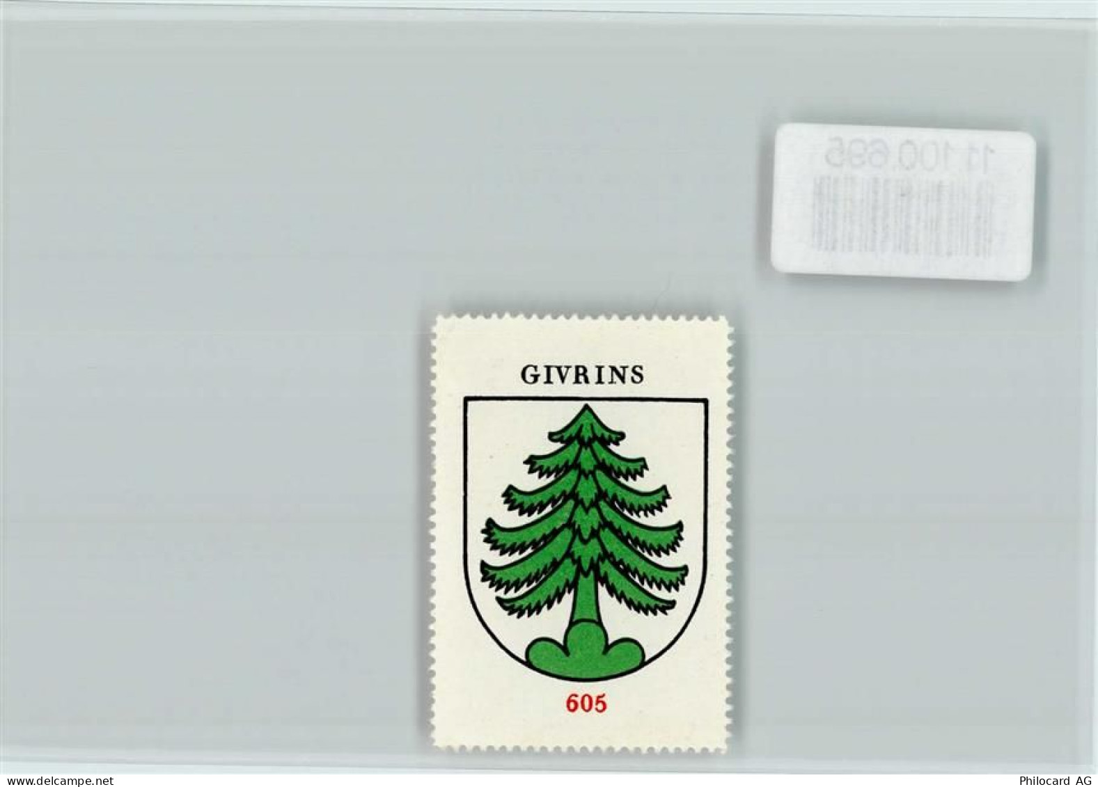 1271 Givrins - Vignette Wappen Kaffee Hag ca 1920-1940 GFivrins - 11100695