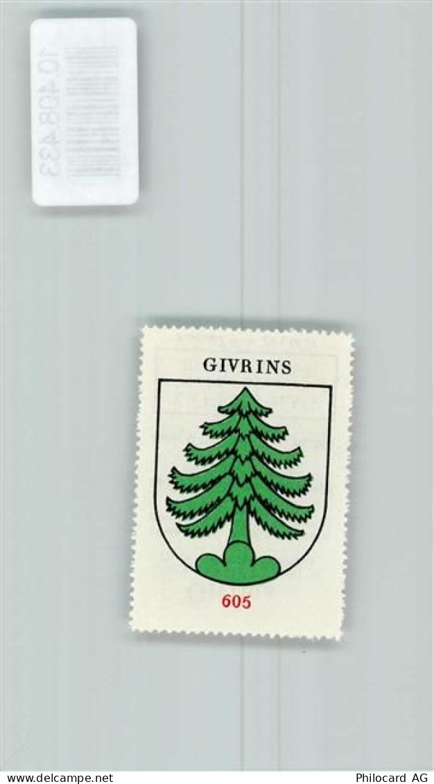 1271 Givrins - Vignette Wappen Kaffee Hag ca 1920-1940 Tannenbaum - 10408433
