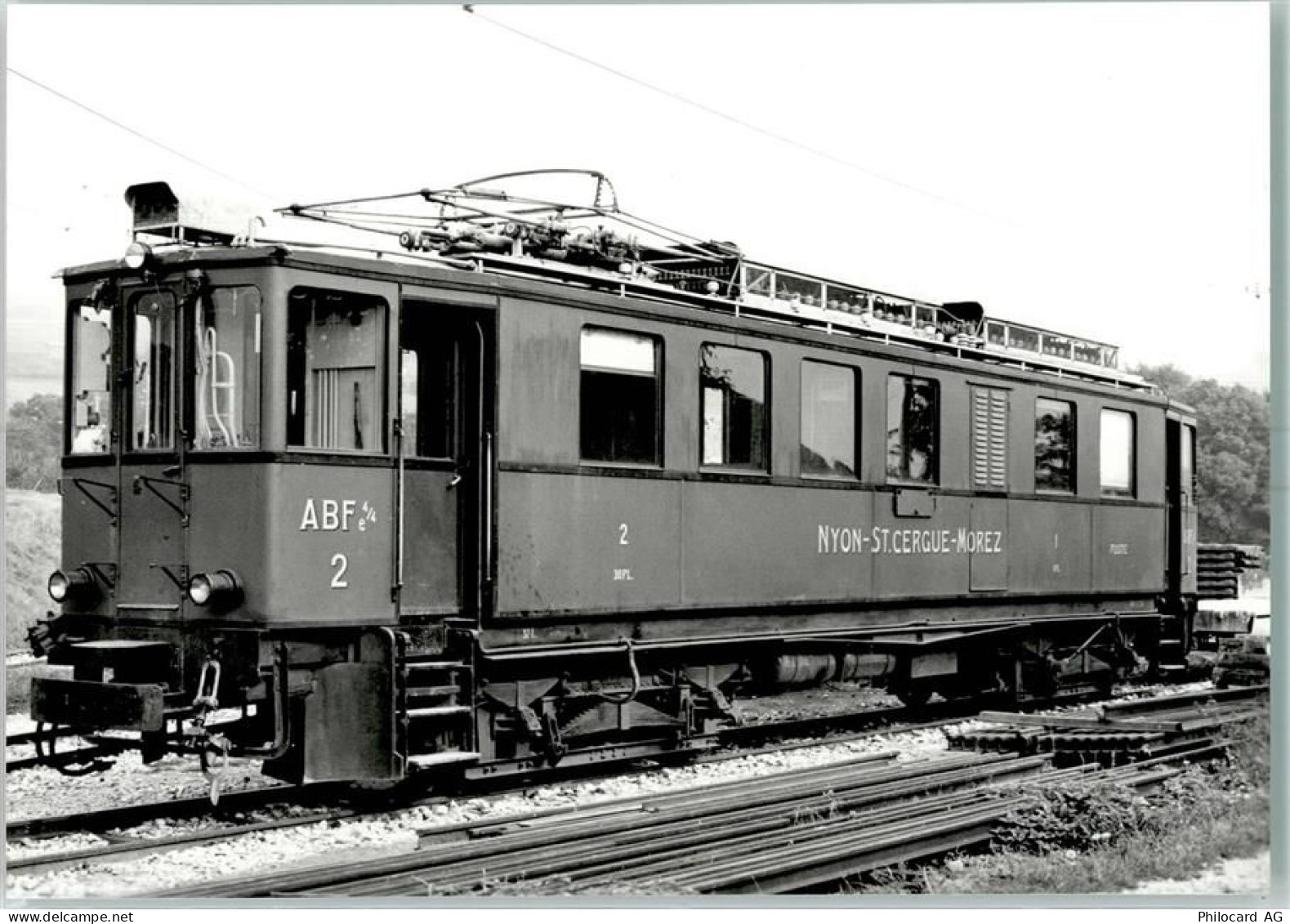 1272 Genolier 1963 - Repro Automotrice ABFe 4/4 2 ex M LC a Genolier 22.... - 10394870