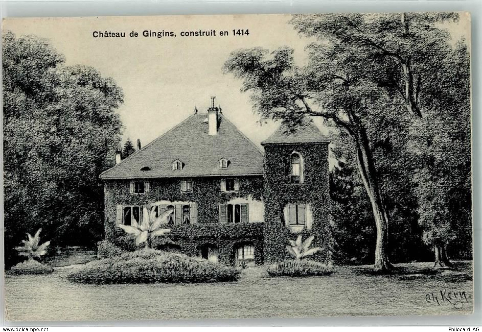 1276 Gingins 1919 - Schloss - 10645246
