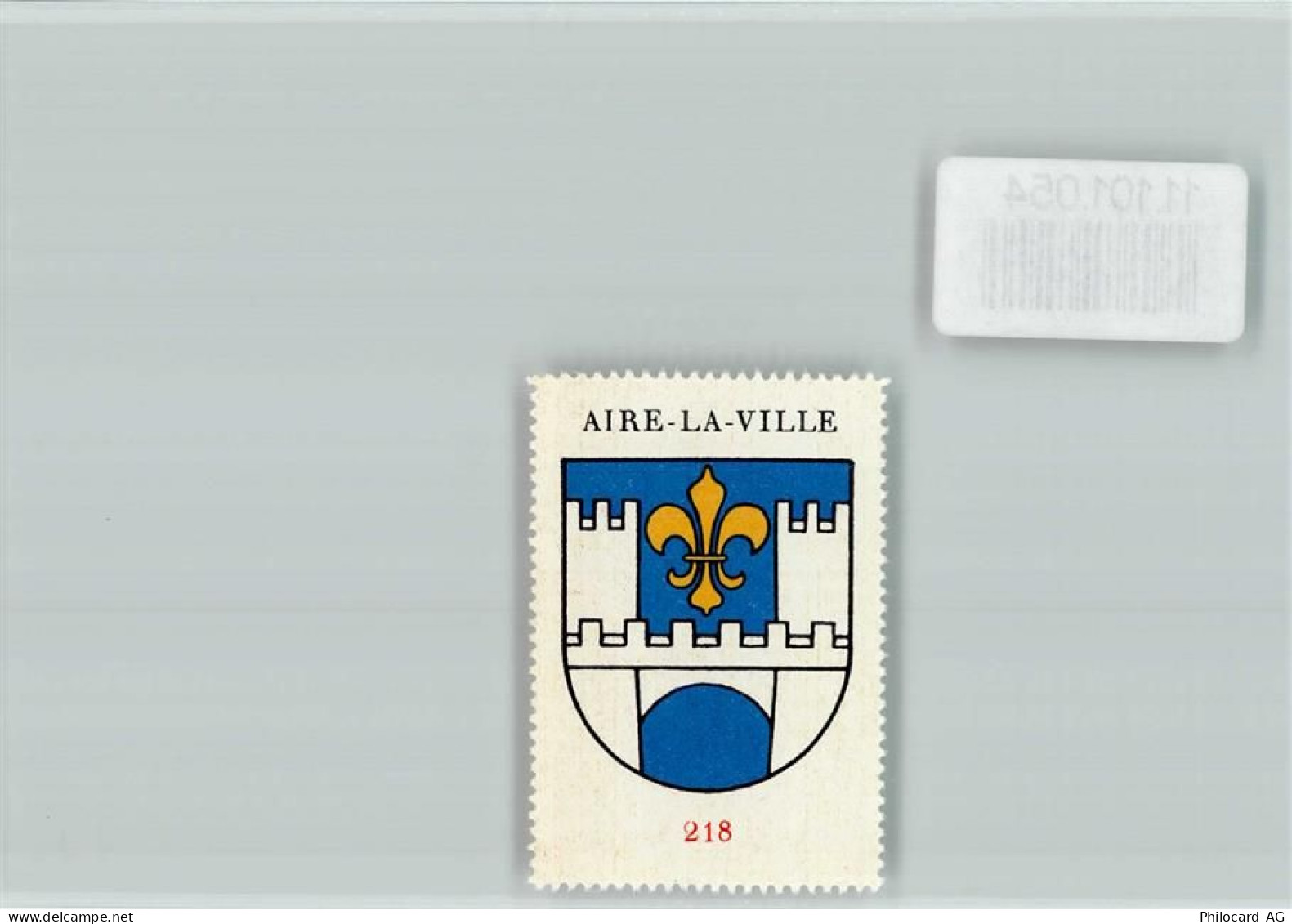1288 Aire-la-Ville - Vignette Wappen Kaffee Hag ca 1920-1940 Aire-La-Vil... - 11101054