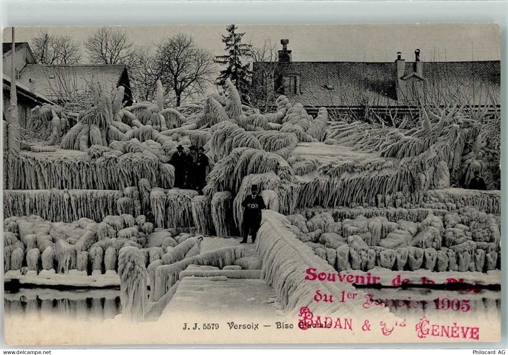 1290 Versoix 1905 - Winter Vereiste Landschaft - 13186981