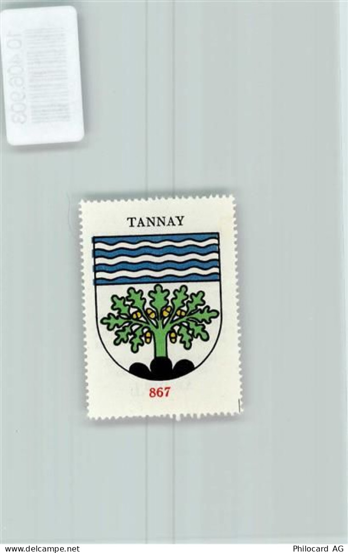 1295 Tannay - Vignette Wappen Kaffee Hag 1920-1940 - 10406903