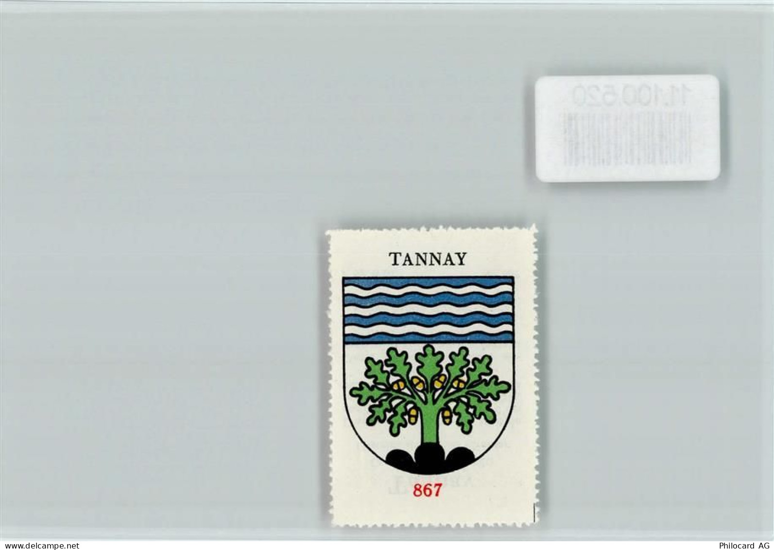 1295 Tannay - Vignette Wappen Kaffee Hag ca 1920-1940 Tannay - 11100520