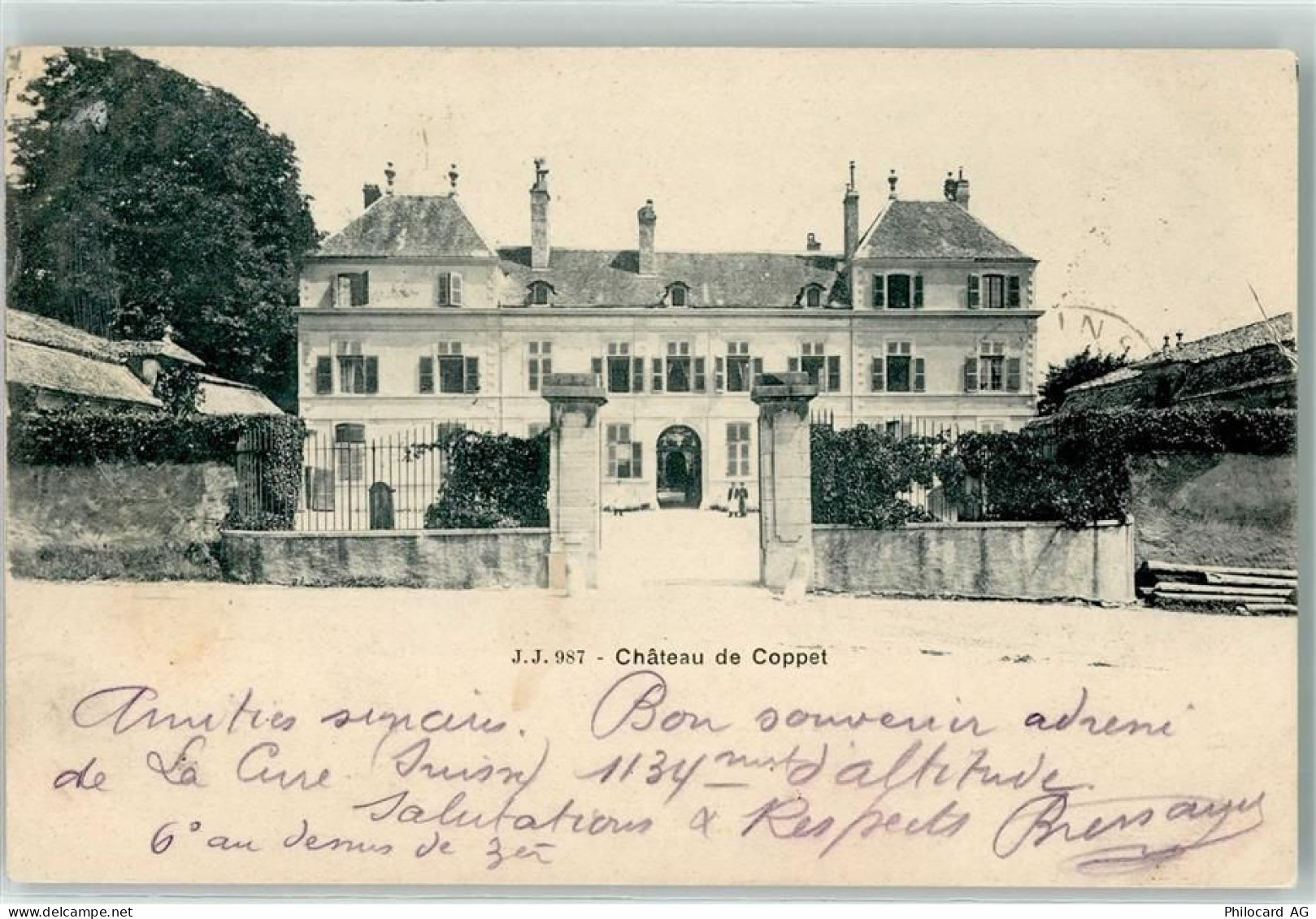 1296 Coppet 1902 - Schloss - 10597667