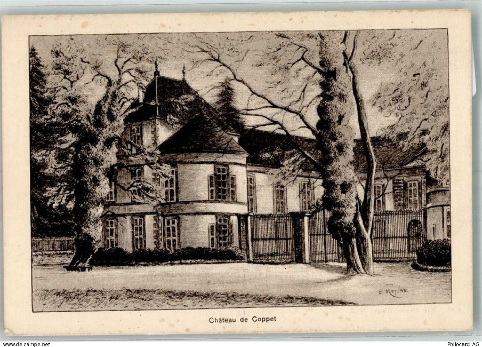 1296 Coppet Foto AK Schloss - 38211951