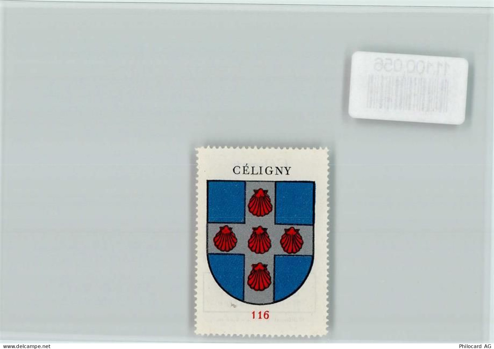 1298 Céligny Bossey - Vignette Wappen Kaffee Hag ca 1920-1940 - 11100056