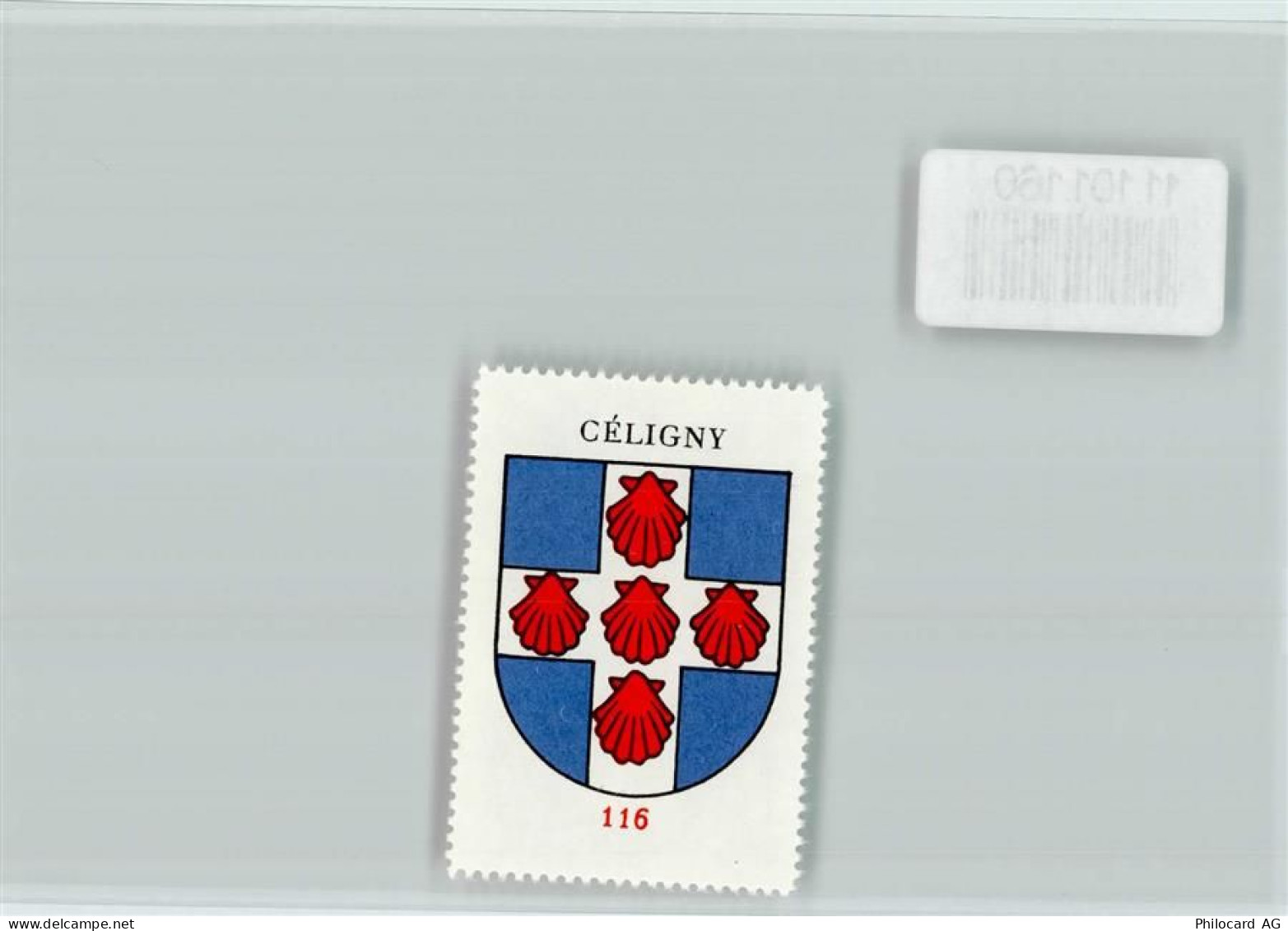 1298 Céligny Bossey - Vignette Wappen Kaffee Hag ca 1920-1940 Céligny - 11101160