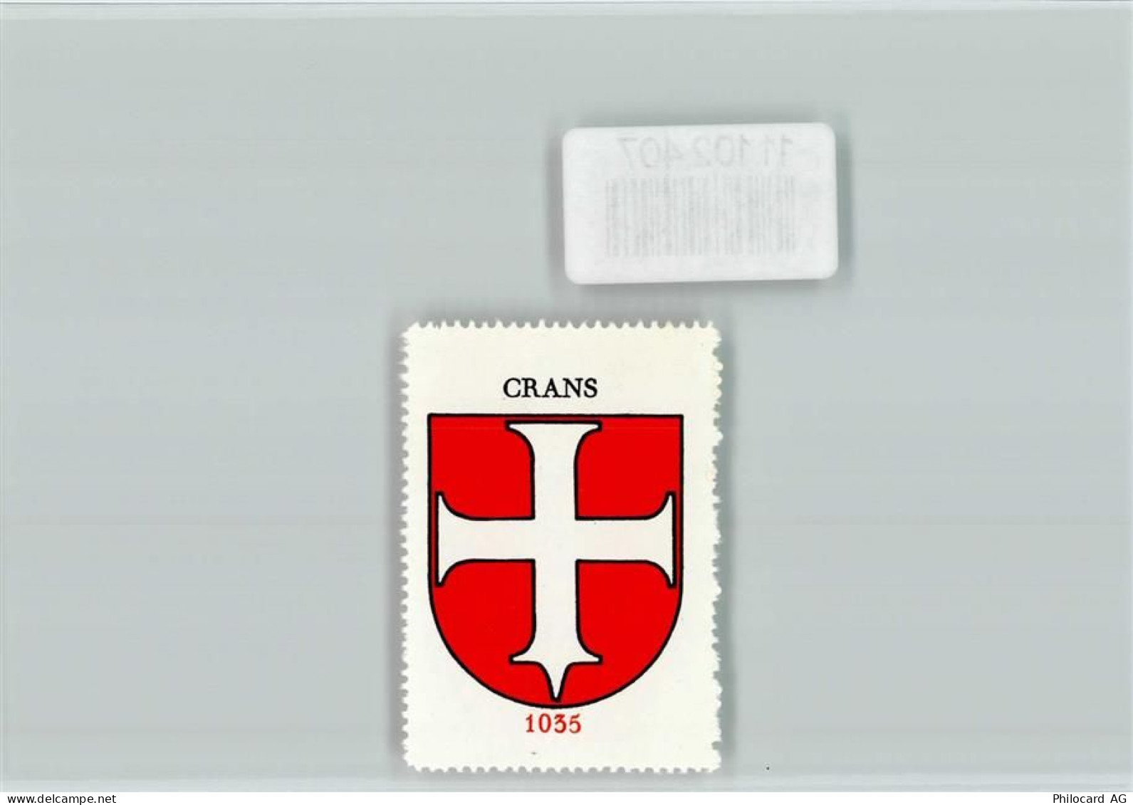 1299 Crans-près-Céligny - Vignette Wappen Kaffee Hag ca 1920-1940 - 11102407