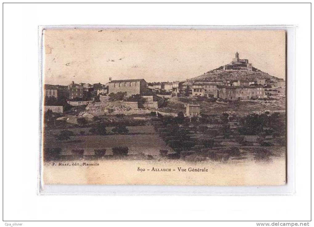 13 ALLAUCH Vue Générale, ed Ruat 890, 1909