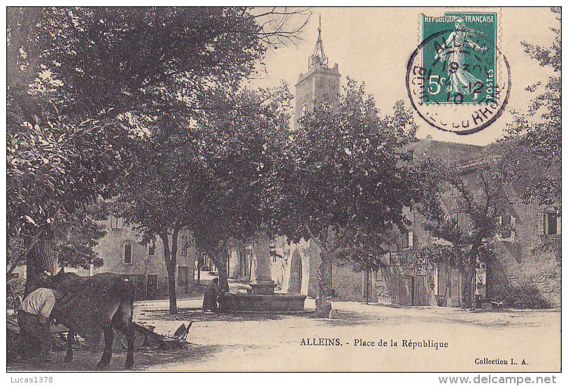 13 / ALLEINS / PLACE DE LA REPUBLIQUE / TRES BEAU PLAN / MARECHAL FERRANT / EDIT L.A
