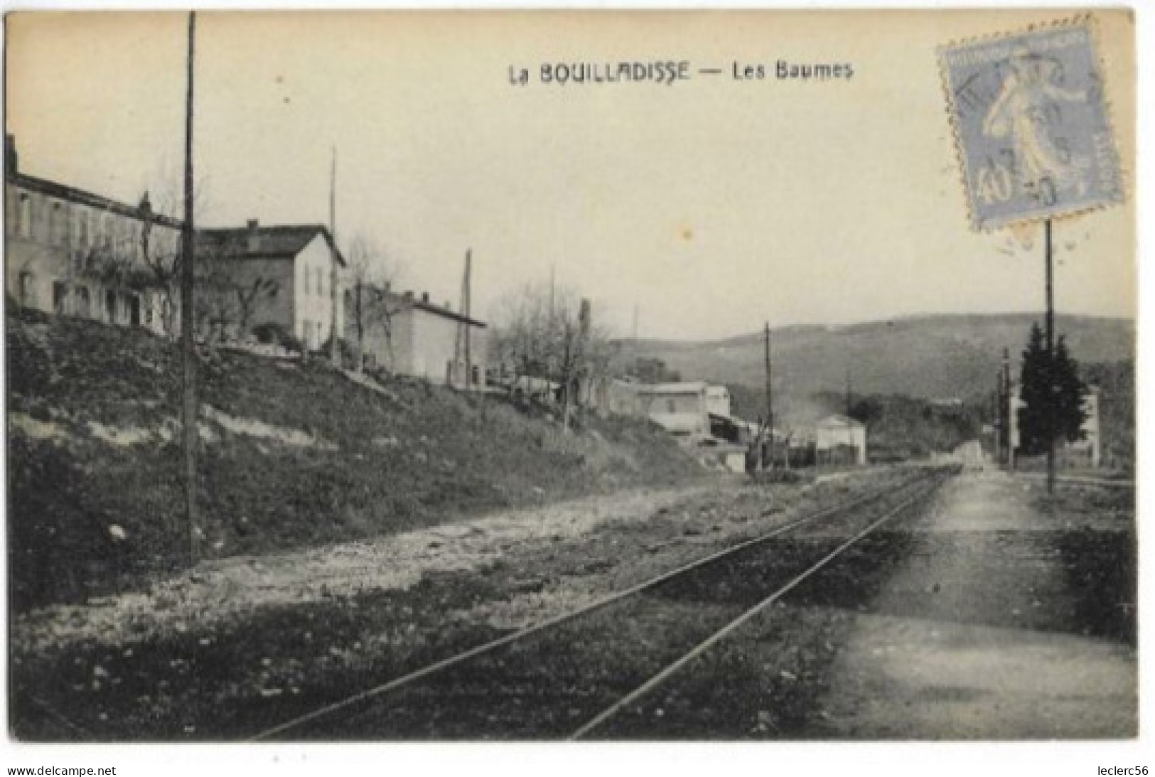 13 LA BOUILLADISSE LES BAUMES  1930 CPA