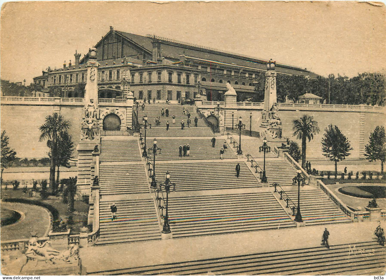 13 - MARSEILLE -  ESCALIERS DE LA GARE