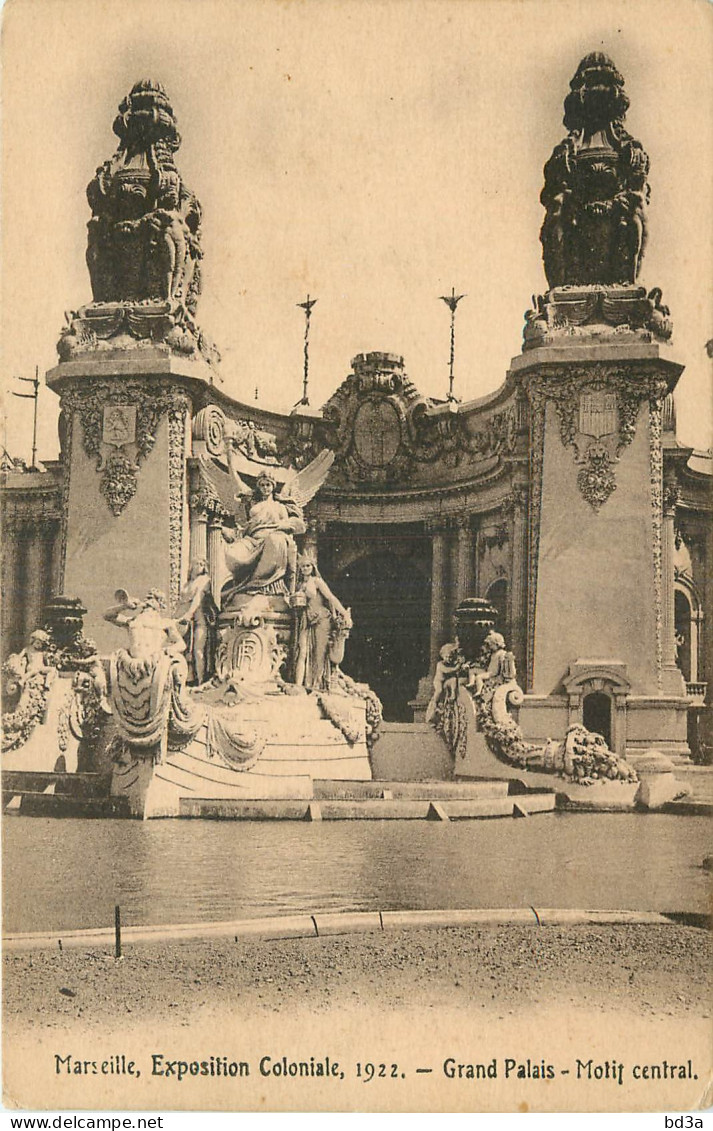 13 MARSEILLE EXPOSITION 1922 GRAND PALAIS