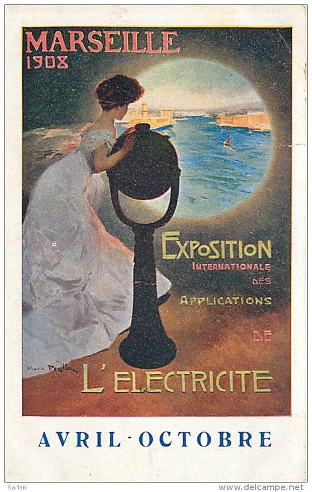 13 , MARSEILLE , Exposition d'électricité 1908 , * 184 73