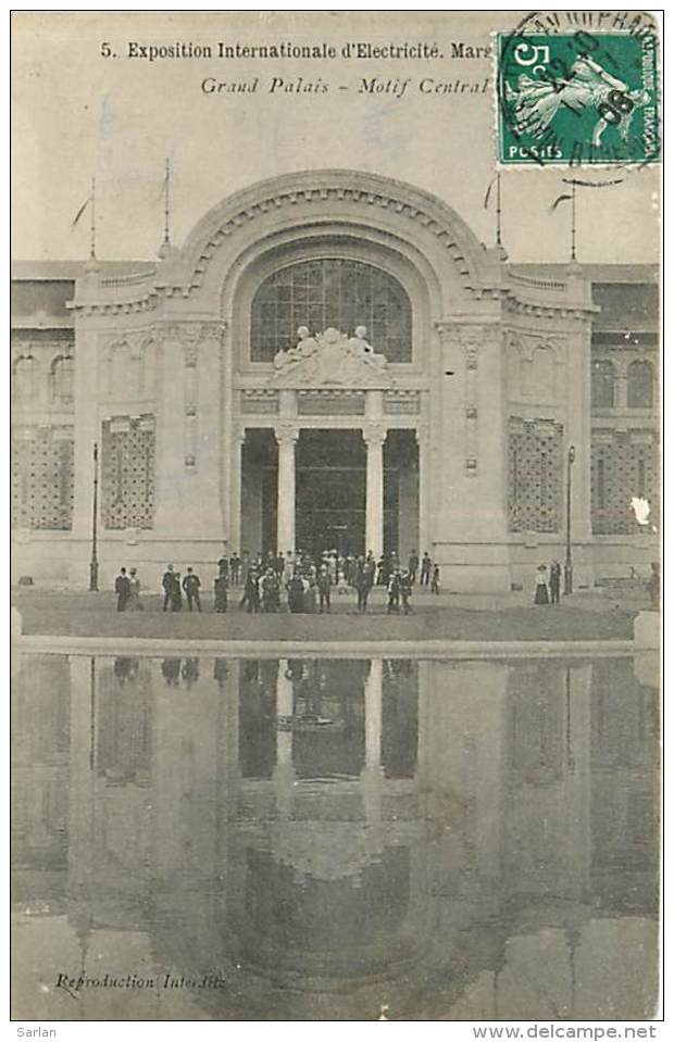 13 , MARSEILLE , Exposition d'électricité 1908  , * 184 78
