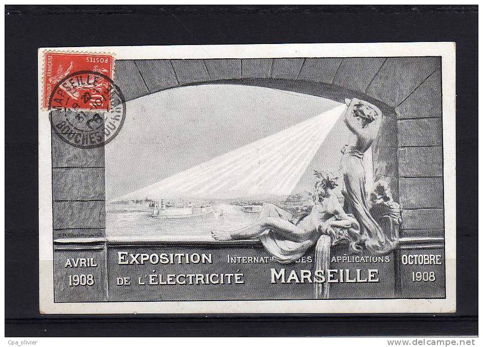 13 MARSEILLE Exposition Internationale d' Electricité 1908, Illustrée, ed Sepa, 1908