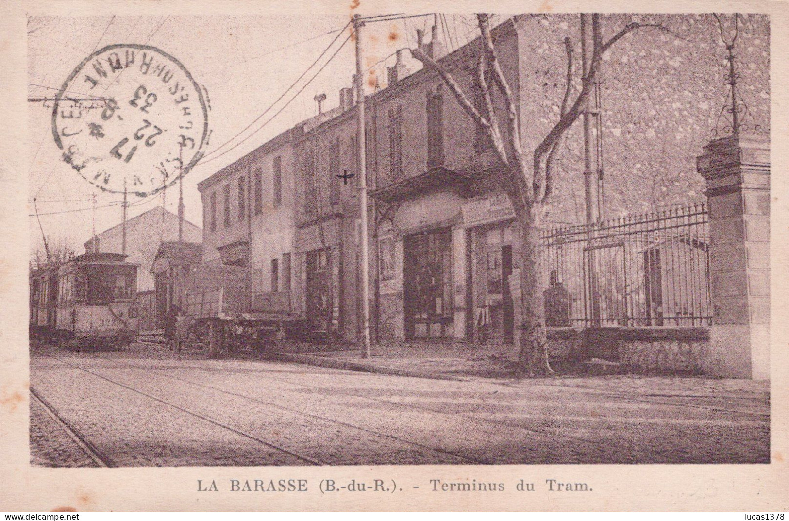 13 / MARSEILLE / LA BARASSE /  TERMINUS DU TRAM