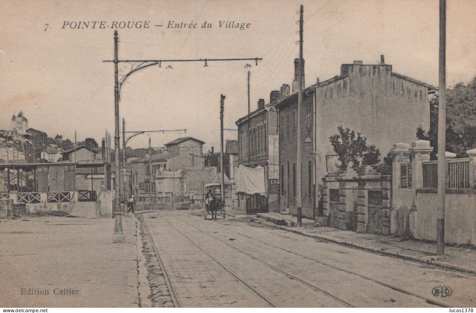 13 /MARSEILLE / LA POINTE ROUGE / ENTREE DU VILLAGE / ELD 7